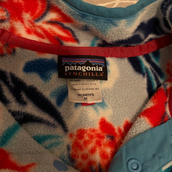 Women’s Patagonia Lightweight Synchilla Snap-T Fleece Pullover Jacket - Medium - Picture 3 of 4